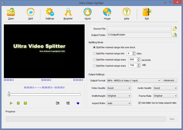 Ultra Video Splitter